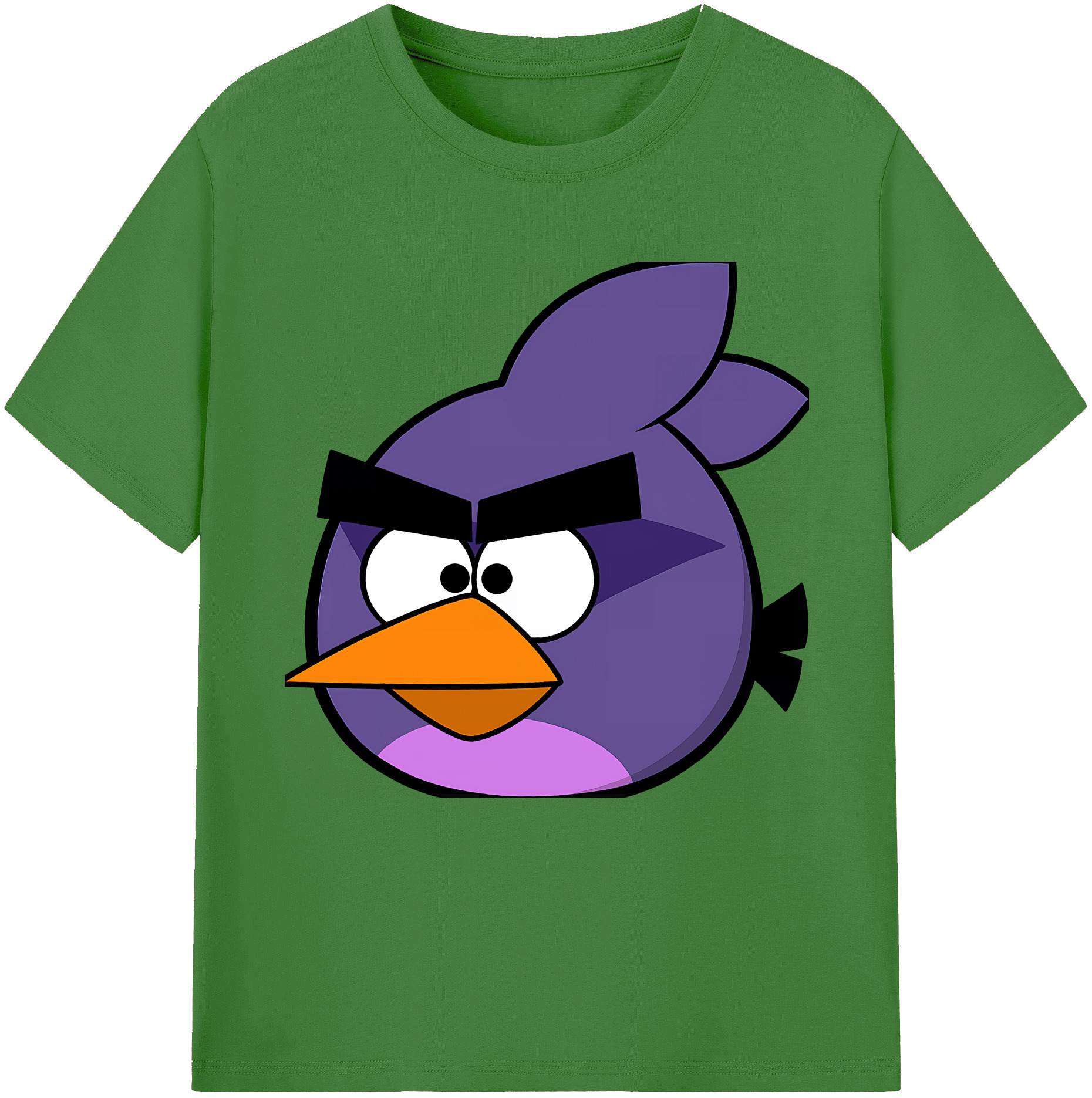 （画像用） Angry Birds アングリーバード レディースカジュアルプリントTシャツ（綿100％）